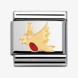 Nomination CLASSIC Gold Animals of Air Robin Charm 030211/06