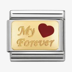 Nomination CLASSIC Gold My Forever Charm 030284/26