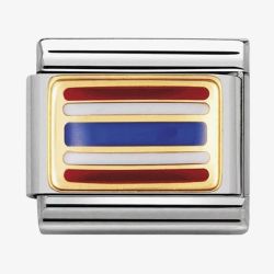 Nomination CLASSIC Gold Thailand Flag Charm 030236/10