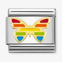 Nomination CLASSIC Rainbow Butterfly Charm 030272/55