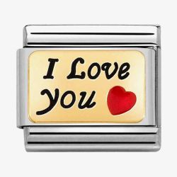 Nomination CLASSIC Composable Plates I Love You Charm 030284/55