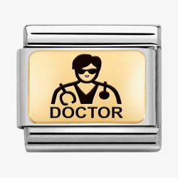 Nomination CLASSIC Composable Plates Doctor (Him) Charm 030166/14