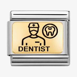 Nomination CLASSIC Composable Plates Dentist Charm 030166/16