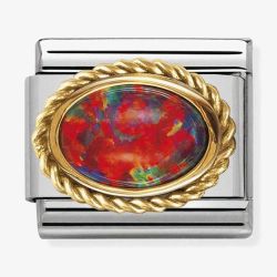 Nomination CLASSIC Red Opal Charm 030507/08