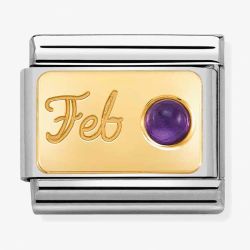 Nomination CLASSIC Composable February Amethyst Charm 030519/02