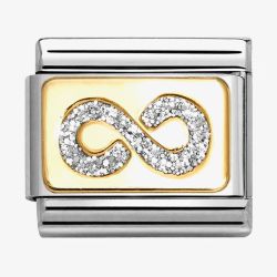 Nomination CLASSIC Silver Glitter Infinity Charm 030224/06