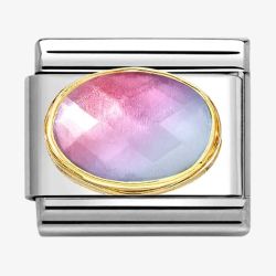 Nomination CLASSIC Blue & Pink Gradient Faceted Stone Charm 030612/035