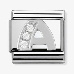 Nomination CLASSIC Silvershine Letter A Charm 330301/01