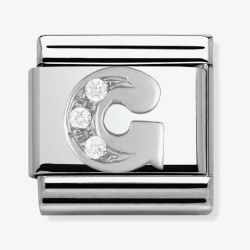 Nomination CLASSIC Silvershine Letter G Charm 330301/07