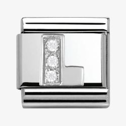 Nomination CLASSIC Silvershine Letter L Charm 330301/12