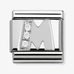 Nomination CLASSIC Silvershine Letter M Charm 330301/13