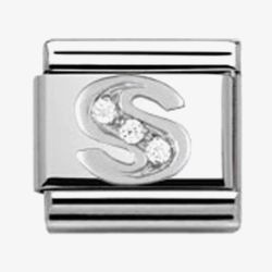 Nomination CLASSIC Silvershine  Letter S Charm 330301/19