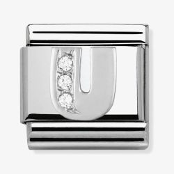 Nomination CLASSIC Silvershine Letter U Charm 330301/21