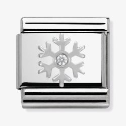 Nomination CLASSIC Silvershine Christmas Snowflake Charm 330313/02