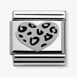 Nomination CLASSIC Silvershine Valentine Leopard Heart 330101/05