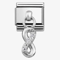 Nomination CLASSIC Silvershine Cubic Zirconia Infinity Charm 331800/10