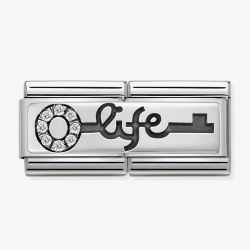Nomination CLASSIC Silvershine Double Link Key of Life Charm 330731/04
