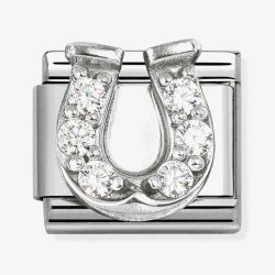 Nomination Classic Symbols Sparkling Horseshoe Charm 330304/51 *