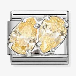 Nomination Classic Double Yellow Teardrop Charm 330329/15