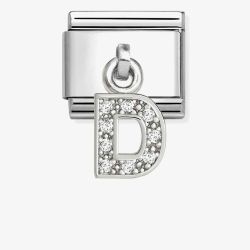 Nomination Silvershine Sparkling Letter D Charm 331818/04