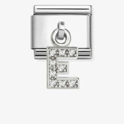 Nomination Silvershine Sparkling Letter E Charm 331818/05