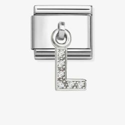 Nomination Silvershine Sparkling Letter L Charm 331818/12