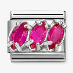 Nomination Classic Trilogy Red Cubic Zirconia Charm 330329/22