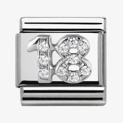 Nomination CLASSIC Silvershine 18 Charm 330304/18