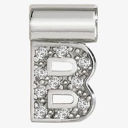 Nomination SeiMia Silver Cubic Zirconia Letter B Pendant 147115/002