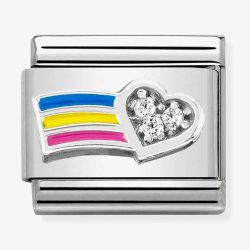 Nomination CLASSIC Rainbow Heart Celebrate Everyday Charm 330321/01