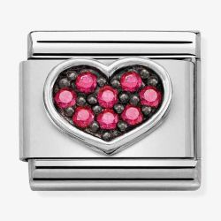 Nomination CLASSIC Composable Symbols Heart Fuchsia Charm 330323/06