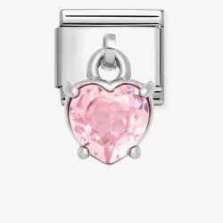 Nomination CLASSIC Pink Heart Dangle Charm 331812/14