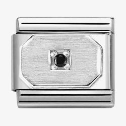 Nomination CLASSIC Symbols Black Cubic Zirconia Charm 330311/18