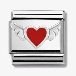 Nomination CLASSIC Silvershine Symbols Heart With Wings Charm 330202/01