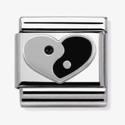 Nomination CLASSIC Silvershine Valentine Yin Yang Heart 330202/20