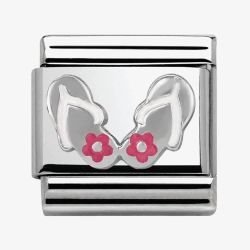 Nomination CLASSIC Silvershine Honolulu Flip Flop Charm 330202/30