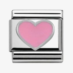 Nomination CLASSIC Silvershine Honolulu Pink Heart Charm 330202/18