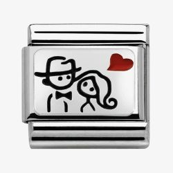 Nomination CLASSIC Silvershine Couples Love Charm 330208/10