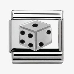 Nomination CLASSIC Silvershine Symbols Dice Charm 330202/11