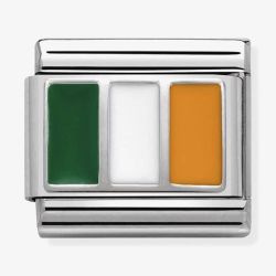Nomination CLASSIC Silvershine Flags Ireland Charm 330207/06