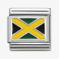 Nomination CLASSIC Silvershine Flags Jamaica Charm 330207/28