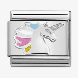 Nomination CLASSIC Silvershine Unicorn With Enamel Charm 330204/16