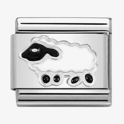 Nomination CLASSIC Silvershine White Sheep Charm 330204/20