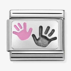 Nomination CLASSIC Silvershine Parent & Child Hands Charm 330208/42 *