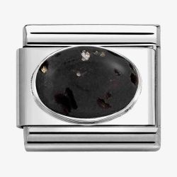 Nomination CLASSIC Hard Stones Matte Black Lava Stone Charm 330510/43