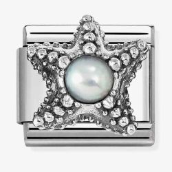 Nomination Classic White Pearl Starfish Charm 330511/09