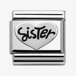 Nomination CLASSIC Silvershine My Family Sister Charm 330101/11