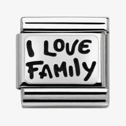 Nomination CLASSIC Silvershine My Family I Love Family Charm 330102/34