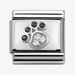 Nomination CLASSIC Silvershine My Family Paw Print Charm 330304/14