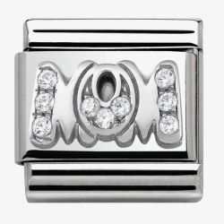 Nomination CLASSIC Silvershine My Family Cubic Zirconia Mom Charm 330316/07